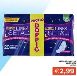 Mercatò Local Assorbenti ultra Lines Seta offerta