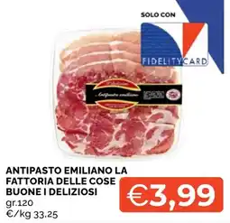 Mercatò Big Antipasto emiliano la fattoria delle cose buone i deliziosi offerta