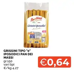 Mercatò Big Grissini tipo "o" iposodici pan dei massi offerta