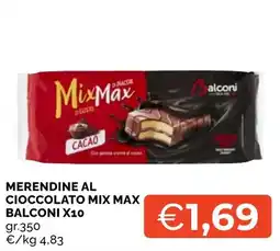 Mercatò Big Merendine al cioccolato mix max balconi offerta