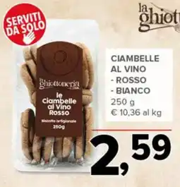 Todis Ciambelle al Vino Rosso offerta