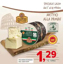 Todis Pecorino Romano del Lazio DOP offerta
