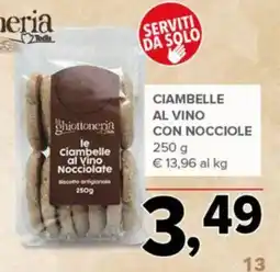 Todis le Ciambelle al Vino Nocciolate offerta