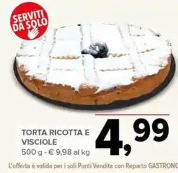 Todis Torta ricotta e visciole offerta