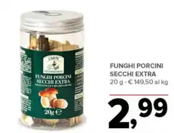 Todis L'arte delle specialità Funghi porcini secchi extra offerta