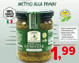 Todis L'Arte delle specialità Pesto alla genovese offerta