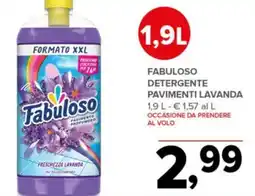 Todis Fabuloso detergente pavimenti lavanda offerta