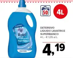 Todis Rixel Detersivo bucato Superbianco offerta