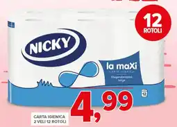 Todis Nicky carta igienica la maxi offerta
