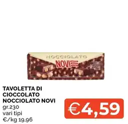 Mercatò Big Tavoletta di cioccolato nocciolato Novi offerta