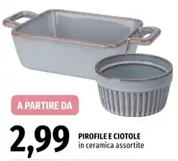 Emi Market Pirole e ciotole in ceramica assortite offerta