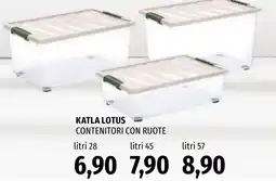 Emi Market Katla Lotus contenitori con ruote offerta