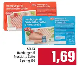 Emi Market SELEX Hamburger di Prosciutto Cotto offerta