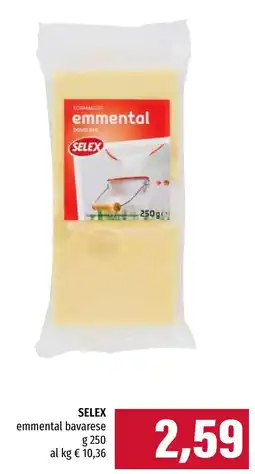 Emi Market SELEX emmental bavarese offerta