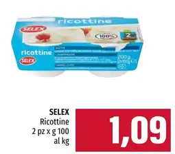 Emi Market SELEX Ricottine offerta