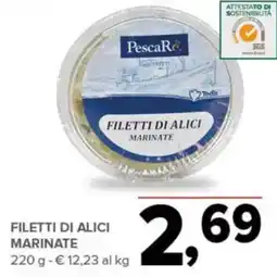 Todis Filetti di alici marinare PescaRe offerta