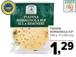 Todis L'Arte delle specialità Piadina Romagnola IGP alla Riminese offerta