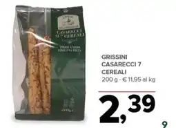 Todis Grissini Casarecci 7 Cereali offerta
