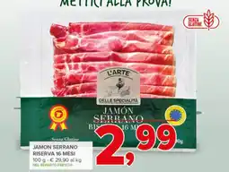 Todis Jamón Serrano L'Arte delle Specialità offerta