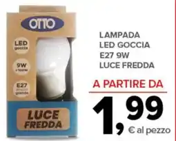 Todis Otto lampada led goccia offerta