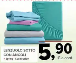 Todis Lenzuolo sotto con angoli Spring - Countryside offerta