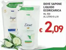 Coal Dove sapone liquido ecoricarica offerta