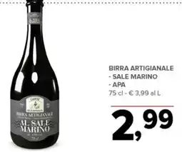 Todis Birra artigianale al sale marino offerta