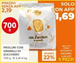 Todis Frollini con zucchero in granelli offerta