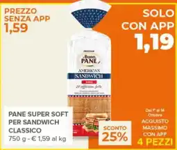 Todis Buon Pane American Sandwich offerta