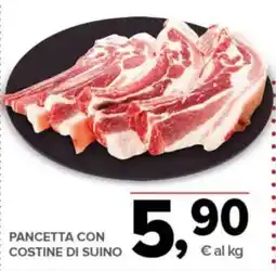 Todis Pancetta con costine di suino offerta