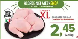 Todis Coscio di pollo offerta