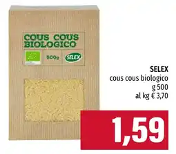 Emi Market SELEX cous cous biologico offerta