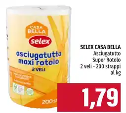 Emi Market Selex asciugatutto maxi rotolo offerta