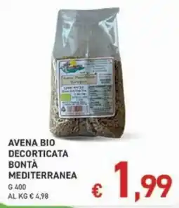 Coal Avena bio decorticata bontà mediterranea offerta