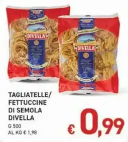 Coal Tagliatelle/fettuccine di semola Divella offerta