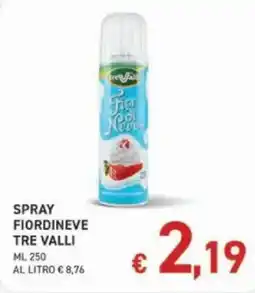 Coal Spray fiordineve tre valli offerta