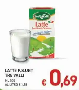 Coal Latte P.S.UHT Tre Valli offerta