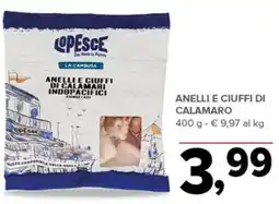 Todis Lopesce anelli e ciuffi di calamari indopacifici offerta