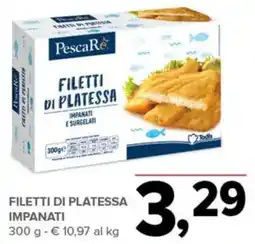 Todis Filetti di platessa impanati PescaRe offerta