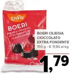 Todis Boeri ciliegia cioccolato extra fondente offerta