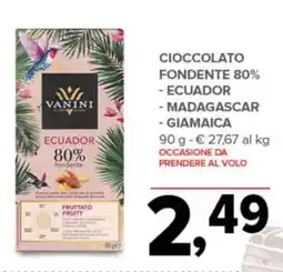 Todis Cioccolato fondente Vanini offerta