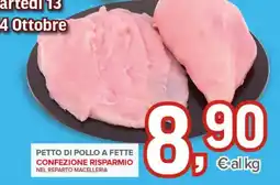 Todis Petto di pollo a fette offerta