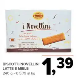 Todis Biscotti Novellini Latte e Miele offerta