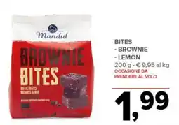 Todis Mandul Brownie Bites offerta