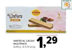 Todis Wafers al cacao offerta