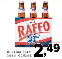 Todis Birra Raffo offerta