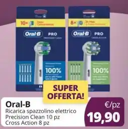 Acqua & Sapone Oral-B Ricarica spazzolino elettrico Precision Clean Cross Action offerta