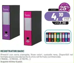 Buffetti Registratori Basic offerta