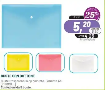Buste con bottone