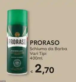 Idea bellezza Proraso schiuma da barba offerta